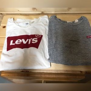 2 levi logo tees